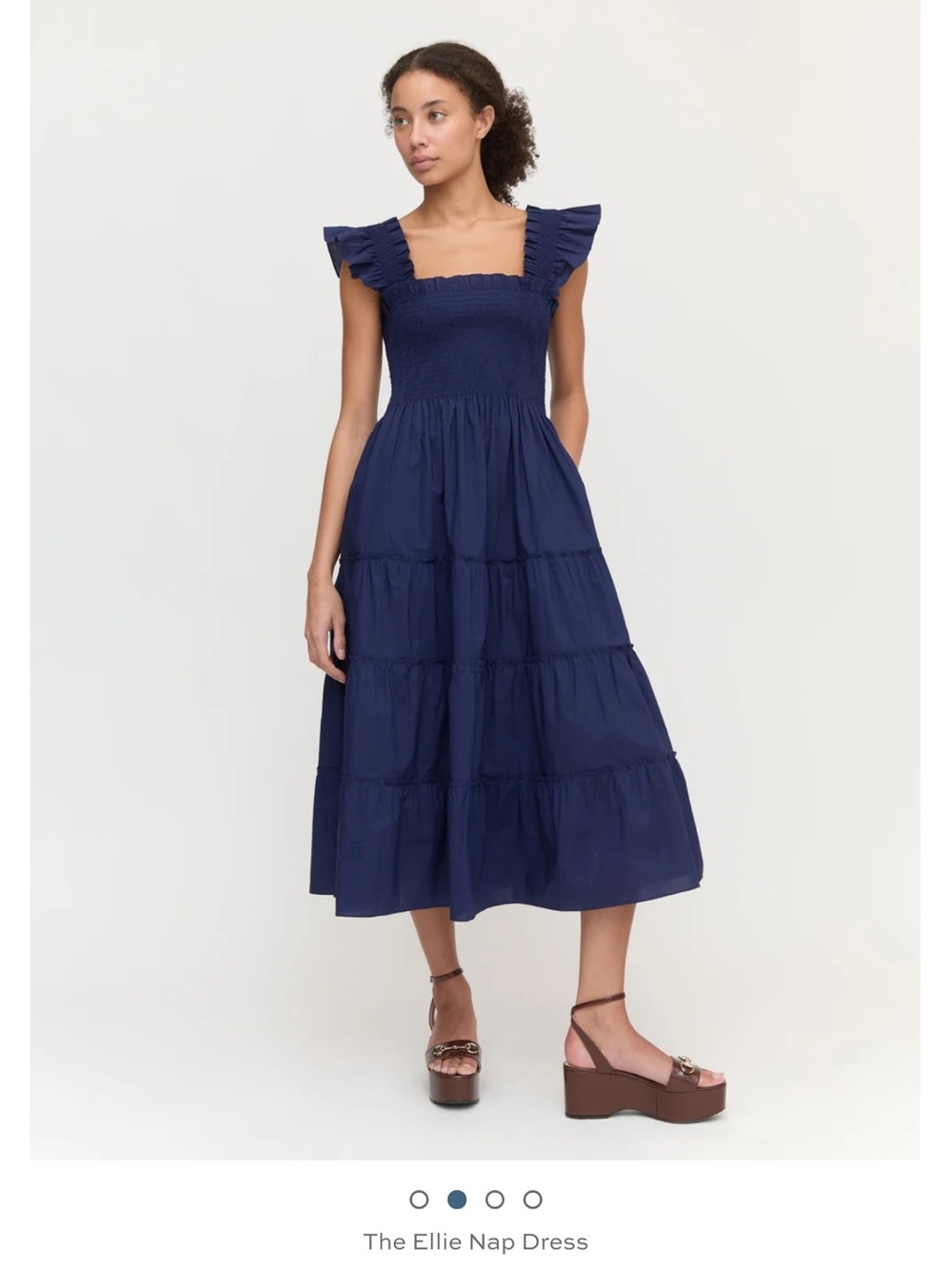 Hill House Ellie Nap Dress in Navy Cotton